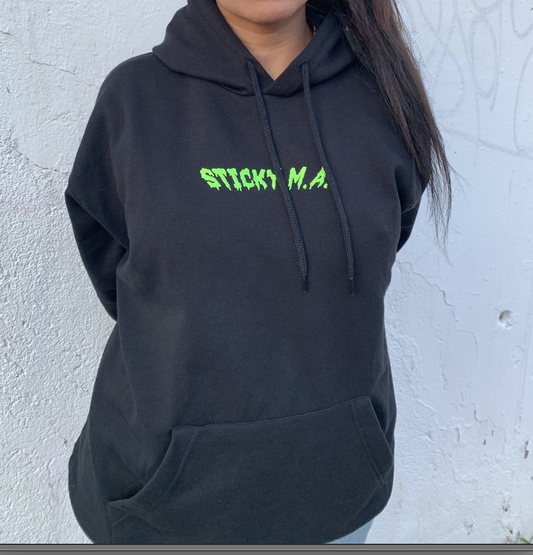 Hoodie Bordada Black